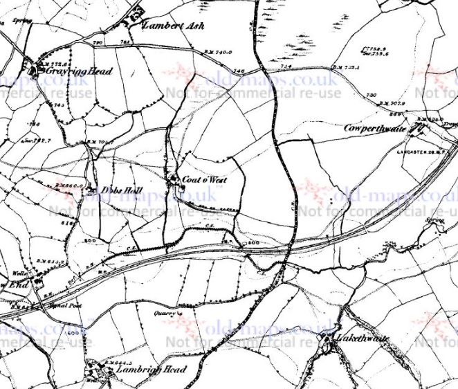Thomas owned property at Greyrigg Head, Dobs Hole and Coat o'West.
